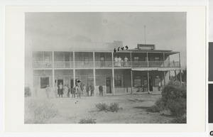 Photograph of the Union and Shamrock Hotel, Las Vegas (Nev.), 1910-1920