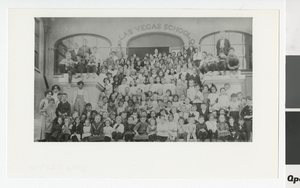 Photograph of Las Vegas Grammer School students, Las Vegas (Nev.), 1910-1912