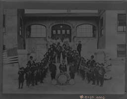 Photograph of Las Vegas Grammar School Band, Las Vegas (Nev.), 1917-1918