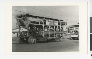 Photograph of Helldorado parade float, Las Vegas (Nev.), 1934-1941