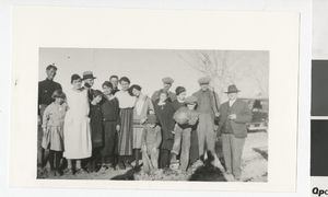 Photograph of a group at Miller's Ranch, Las Vegas (Nev.), 1920s