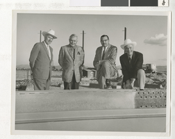 Photograph of Convention Center construction site, Las Vegas (Nev.), 1950s