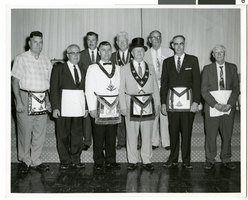 Photograph of Masonic Lodge members, Las Vegas (Nev.), 1960s