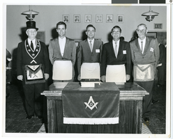 Photograph of Masonic Lodge members, Las Vegas (Nev.), 1960s