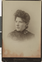 Photograph of Clara Trask, Ventura (Calif.), late 1800s-early 1900s