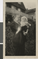 Photograph of Monta Smithson and a baby, (Nev.), mid 1900s