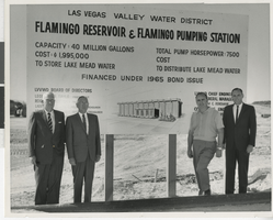 Photograph of the Flamingo Reservoir, Las Vegas (Nev.), 1967