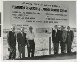 Photograph of the Flamingo Reservoir, Las Vegas (Nev.), September 1967