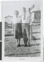 Photograph of Anna and Leonard Fayle, November 1958