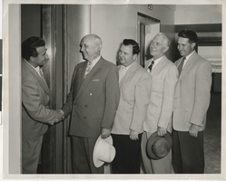 Photograph of the Riveria Hotel opening, Las Vegas (Nev.), 1955