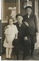 Photograph of Jean, Arthur, and Leonard Fayle, 1915-1920