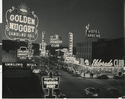 Photograph of Fremont Street, Las Vegas (Nev.), 1940s-1950s