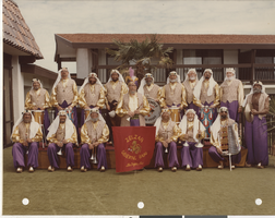 Photograph of Zelzah Oriental Band, Las Vegas (Nev.), mid 1900s