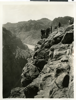 Photograph of look out point at Hoover Dam, April 1, 1932