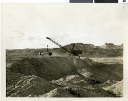 Photograph of dam construction, Hoover Dam, February 10, 1932