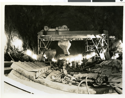Photograph of dam construction, Hoover Dam, March 23, 1932