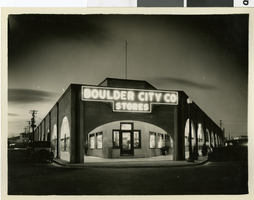 Photograph of Boulder City Company Store, Boulder City (Nev.), April 6, 1932
