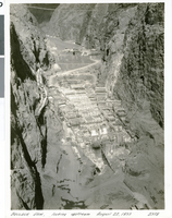 Photograph of Hoover Dam construction, August 22, 1933
