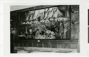 Photograph of painting at the Gay 90s Bar, Las Vegas (Nev.), 1940s