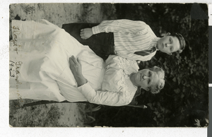 Photograph of Carlie Calloway and Floyd Snow, 1923