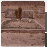Photograph of Burial Plot for Giles Family, Goldfield (Nev.), 1940-1984