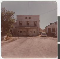 Photograph of the Nye County Maintenance Shop, Tonopah (Nev.),1940-1984