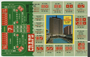 Postcard of the Sahara Hotel, Las Vegas (Nev.), 1961