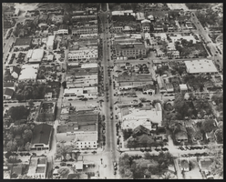 Photograph of an aerial view of Las Vegas, Las Vegas (Nev.), 1940