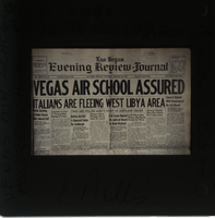 Photograph of Las Vegas Review-Journal Page, Las Vegas (Nev.), January 23, 1941