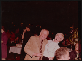Photograph of Donn Arden with a woman, 1980s