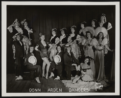Photograph of Donn Arden and dancers, 1930s-1940s