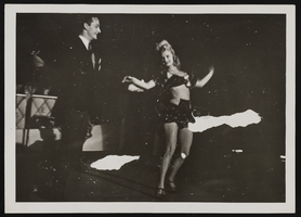 Photograph of Donn Arden with a dancers, 1930s-1940s