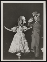 Photograph of Donn Arden and female dancer in costume, 1930s-1940s