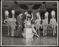 Photograph of Donn Arden at a dance rehearsal, 1930s - 1940s