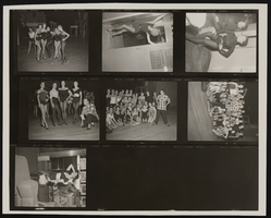 Proof sheet featuring Donn Arden and his dancers, 1930s -1940s