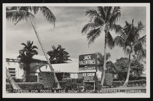Postcard of Jack Valentine's Restaurant, Fort Lauderdale (Fla.), 1950s