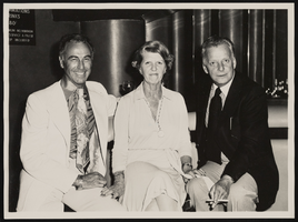 Photograph of Walter Craig, Margaret Kelly, and Donn Arden, Paris (FRA), 1970s