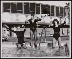 Photographs of Lido show dancers at Stardust Hotel, Las Vegas (Nev.), circa 1958