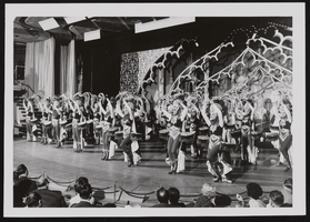 Photographs of dancers in "Lido" production, Las Vegas (Nev.), circa 1962-1963