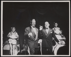 Photograph of a Donn Arden show featuring Joe E. Lewis, 1950s