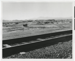 Photograph of railroad track, Crucero (Calif.), 1900-1920