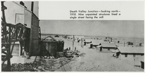Photograph of mill housing, Death Valley Junction (Calif.), 1918
