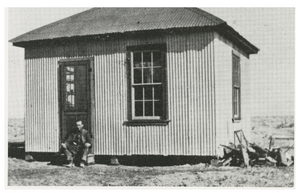 Photograph of chemical lab, Death Valley Junction (Calif.), 1915