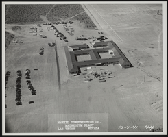 Photograph of administration building construction, Henderson (Nev.), October 8, 1941