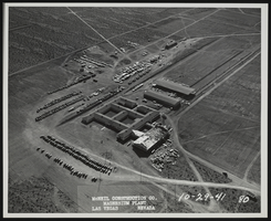 Photograph of warehouses and administration building construction, Henderson (Nev.), October 29, 1941