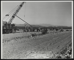 Photograph of railroad construction, Royston (Nev.), November 21, 1941