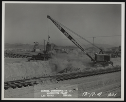 Photograph of machine excavation, Henderson (Nev.), December 17, 1941
