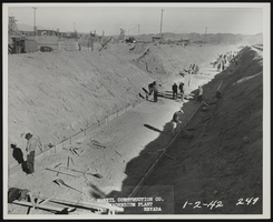 Photograph of building construction, Henderson (Nev.), January 2, 1942