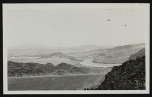 Photograph of a view of highways near the Colorado River, Boulder City (Nev.), approximately 1930-1934