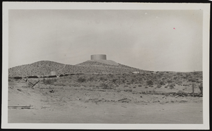 Photograph of a water tank, Boulder City (Nev.), approximately 1930-1936
